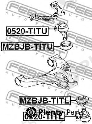  FEBEST part 0520TITL Ball Joint
