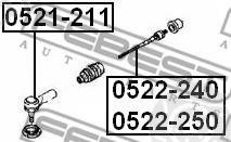  FEBEST part 0521211 Tie Rod End
