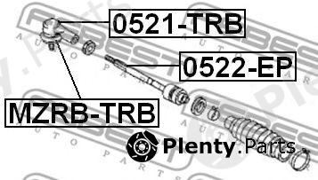  FEBEST part 0522EP Tie Rod Axle Joint