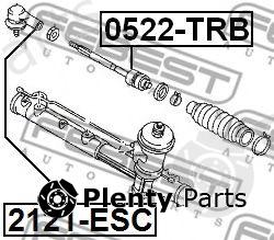  FEBEST part 0522TRB Tie Rod Axle Joint