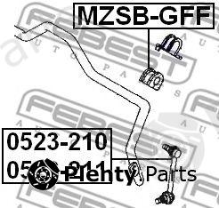  FEBEST part 0523211 Rod/Strut, stabiliser