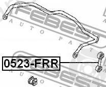  FEBEST part 0523FRR Rod/Strut, stabiliser