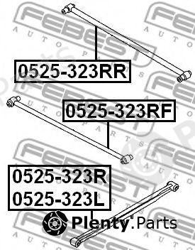  FEBEST part 0525323R Track Control Arm