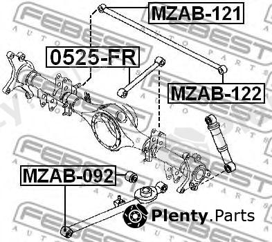  FEBEST part 0525FR Track Control Arm