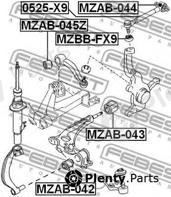  FEBEST part 0525X9 Track Control Arm