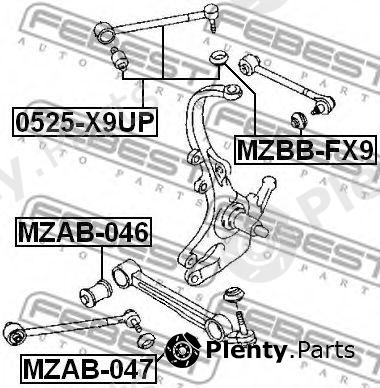  FEBEST part 0525-X9UP (0525X9UP) Track Control Arm