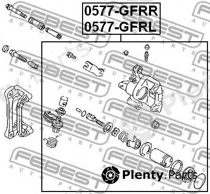  FEBEST part 0577GFRL Brake Caliper