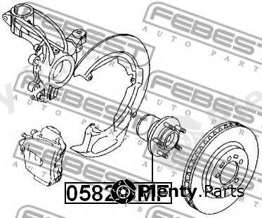  FEBEST part 05823MF Wheel Hub