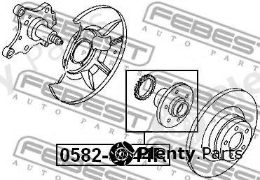  FEBEST part 05826A44R Wheel Hub