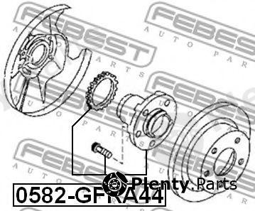  FEBEST part 0582GFRA44 Wheel Hub