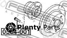  FEBEST part 0584001 Wheel Stud