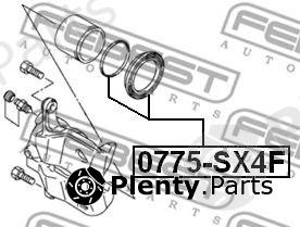  FEBEST part 0775-SX4F (0775SX4F) Repair Kit, brake caliper
