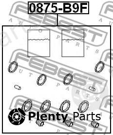  FEBEST part 0875-B9F (0875B9F) Repair Kit, brake caliper