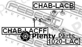  FEBEST part 1020-LAC (1020LAC) Ball Joint