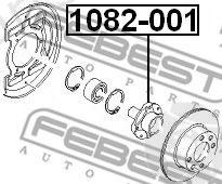  FEBEST part 1082001 Wheel Hub