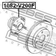  FEBEST part 1082-V200F (1082V200F) Wheel Hub