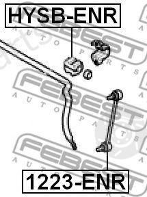  FEBEST part 1223ENR Rod/Strut, stabiliser
