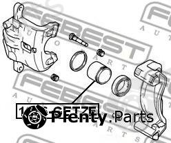  FEBEST part 1276GETZF Piston, brake caliper