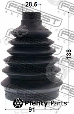 FEBEST part 1417P-ROD (1417PROD) Bellow, driveshaft