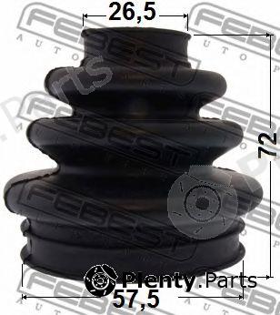  FEBEST part 1417-REXR (1417REXR) Bellow, driveshaft