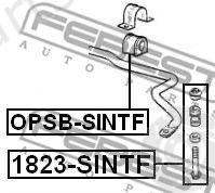  FEBEST part 1823-SINTF (1823SINTF) Rod/Strut, stabiliser