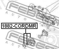  FEBEST part 1882-CORDMR (1882CORDMR) Wheel Hub