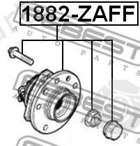  FEBEST part 1882ZAFF Wheel Hub