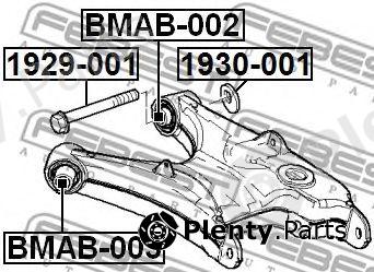  FEBEST part 1929-001 (1929001) Camber Correction Screw