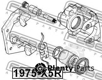  FEBEST part 1975X5R Repair Kit, brake caliper