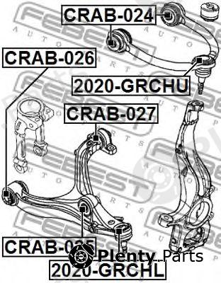  FEBEST part 2020-GRCHU (2020GRCHU) Ball Joint