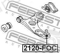  FEBEST part 2120FOC Ball Joint