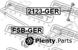  FEBEST part 2123-GER (2123GER) Rod/Strut, stabiliser