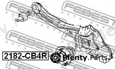  FEBEST part 2182-CB4R (2182CB4R) Wheel Hub