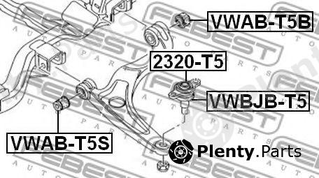  FEBEST part 2320-T5 (2320T5) Ball Joint