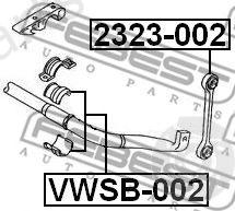  FEBEST part 2323002 Rod/Strut, stabiliser