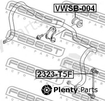  FEBEST part 2323-T5F (2323T5F) Rod/Strut, stabiliser