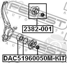  FEBEST part 2382001 Wheel Hub
