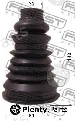  FEBEST part 2417P-LOG (2417PLOG) Bellow, driveshaft