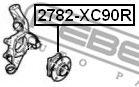  FEBEST part 2782XC90R Wheel Hub