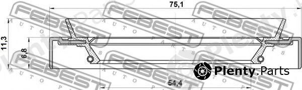 FEBEST part 56756511 Seal, wheel hub