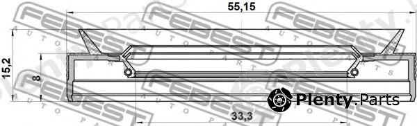 FEBEST part 95PEY-35550815C (95PEY35550815C) Seal, drive shaft