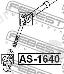  FEBEST part AS1640 Joint, steering shaft