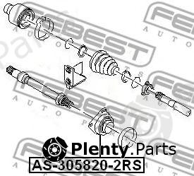  FEBEST part AS3058202RS Bearing, drive shaft