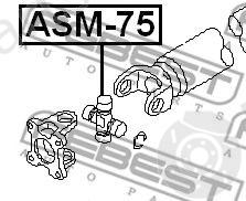  FEBEST part ASM75 Joint, propshaft