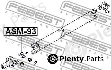  FEBEST part ASM93 Joint, propshaft