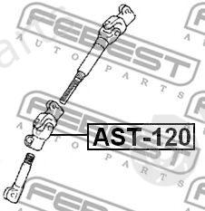 FEBEST part AST-120 (AST120) Steering Shaft