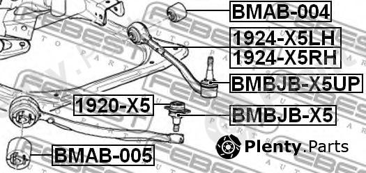  FEBEST part BMBJB-X5 (BMBJBX5) Repair Kit, ball joint