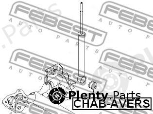  FEBEST part CHAB-AVERS (CHABAVERS) Bush, shock absorber