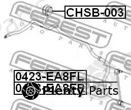  FEBEST part CHSB-003 (CHSB003) Stabiliser Mounting