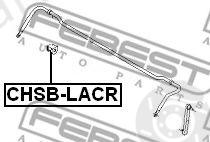  FEBEST part CHSB-LACR (CHSBLACR) Stabiliser Mounting